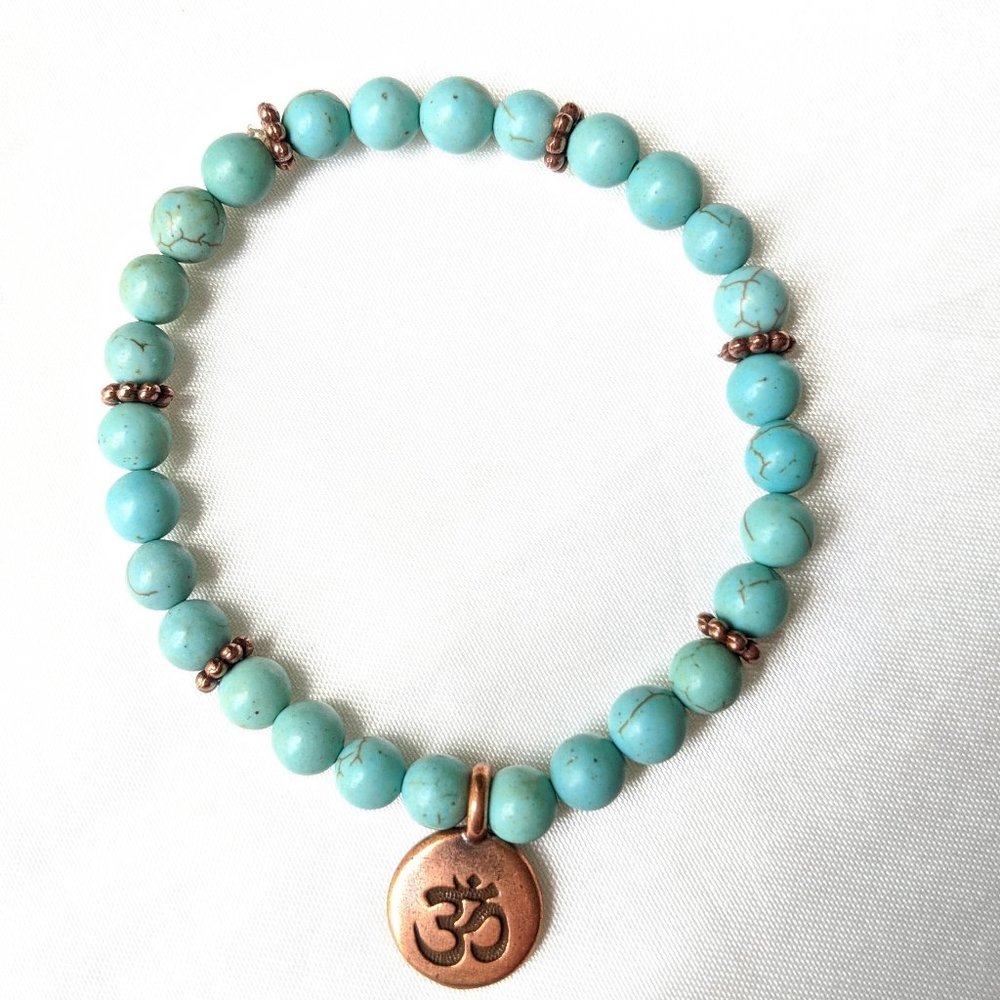 Turquoise Om Bracelet